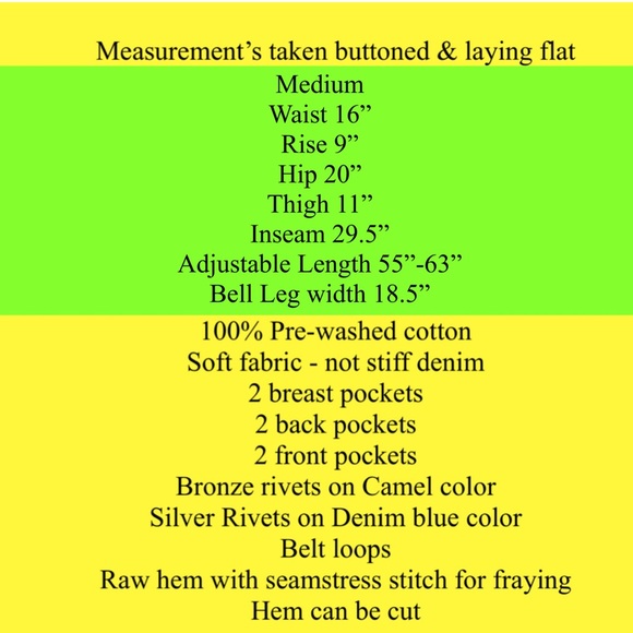 Retro Flare Denim Overall - Picture 7 of 8